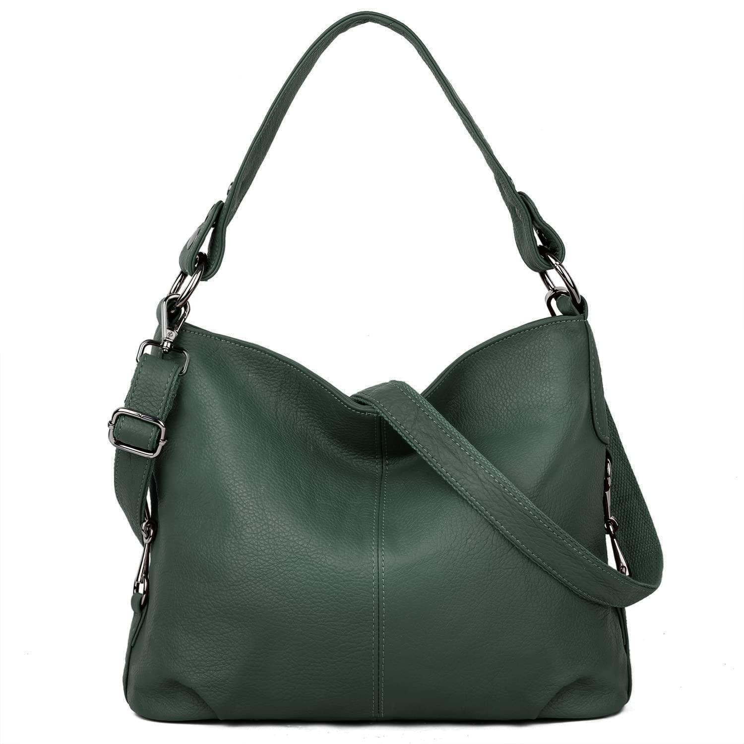 YALUXE Genuine Leather Shoulder Bag for Women - Stylish Crossbody Purse for Work & Travel