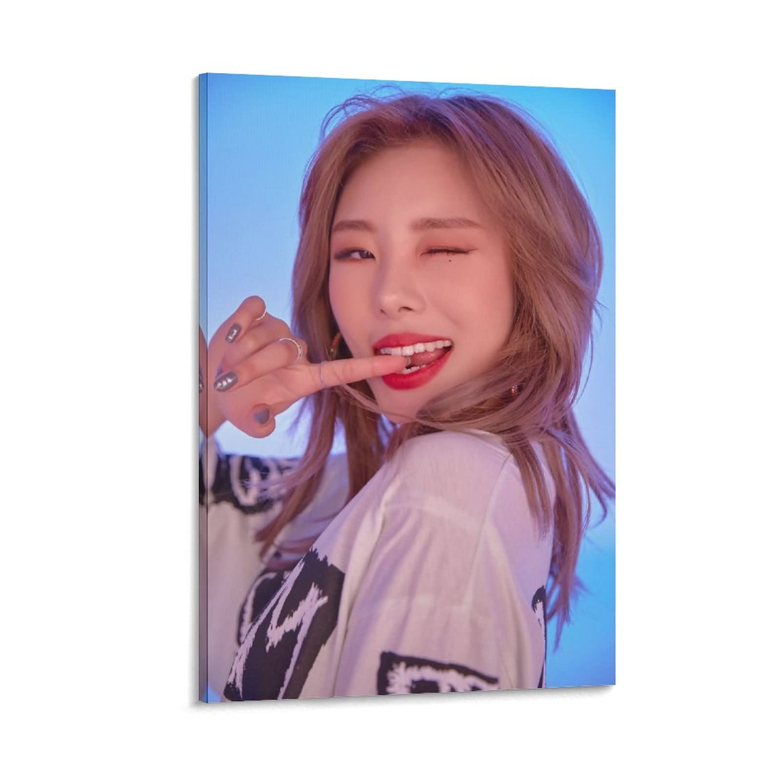 Wheein Mamamoo Kpop White Wind Teaser Gogobebe Merchandise Canvas Poster - 24x36inch (60x90cm) - Perfect for Bedroom Decor, Office Wall Art, Gift for Kpop Fans, Music Lovers & Home Decoration