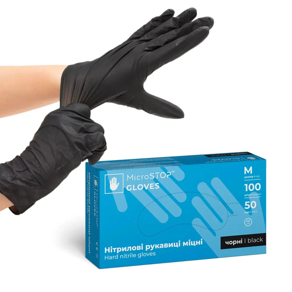 Premium Nitrile Gloves - Medium Size, Powder-Free, Disposable, Latex-Free - Ideal for Medical, Dental, Food Service & Home Use