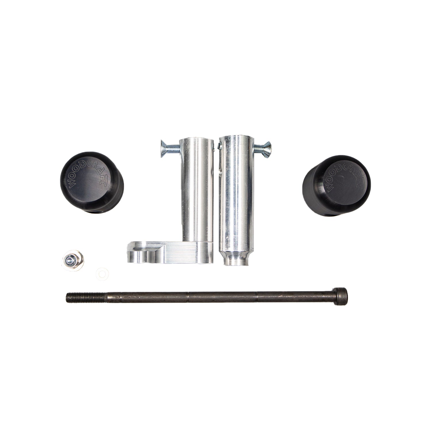 Kawasaki EX250 Frame Slider Kit with Pucks - Under Bodywork Protection for 2008-2012 Models (50-0131) | Motorcycle Crash Protection for Street Riding & Track Days
