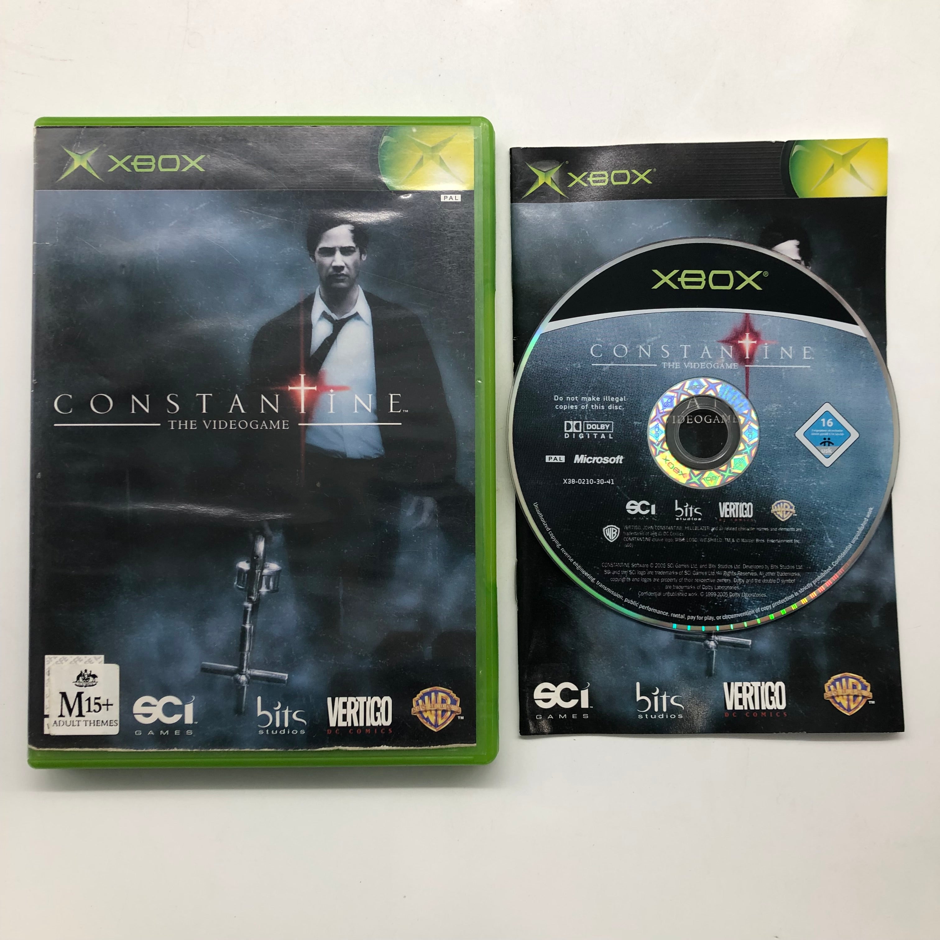 Constantine Original Xbox Game with Manual - PAL Version - Perfect for Retro Gaming & Collectors