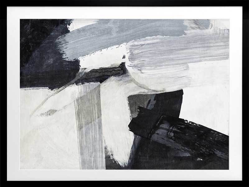 Darkened Silhouettes Framed Wall Art Print - Modern Home Decor for Living Room, Bedroom & Office