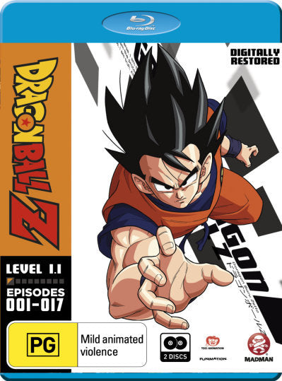 Dragon Ball Z Level 1.1 Blu-ray Complete Edition | Anime Series Collection | Perfect for Home Entertainment & Anime Lovers