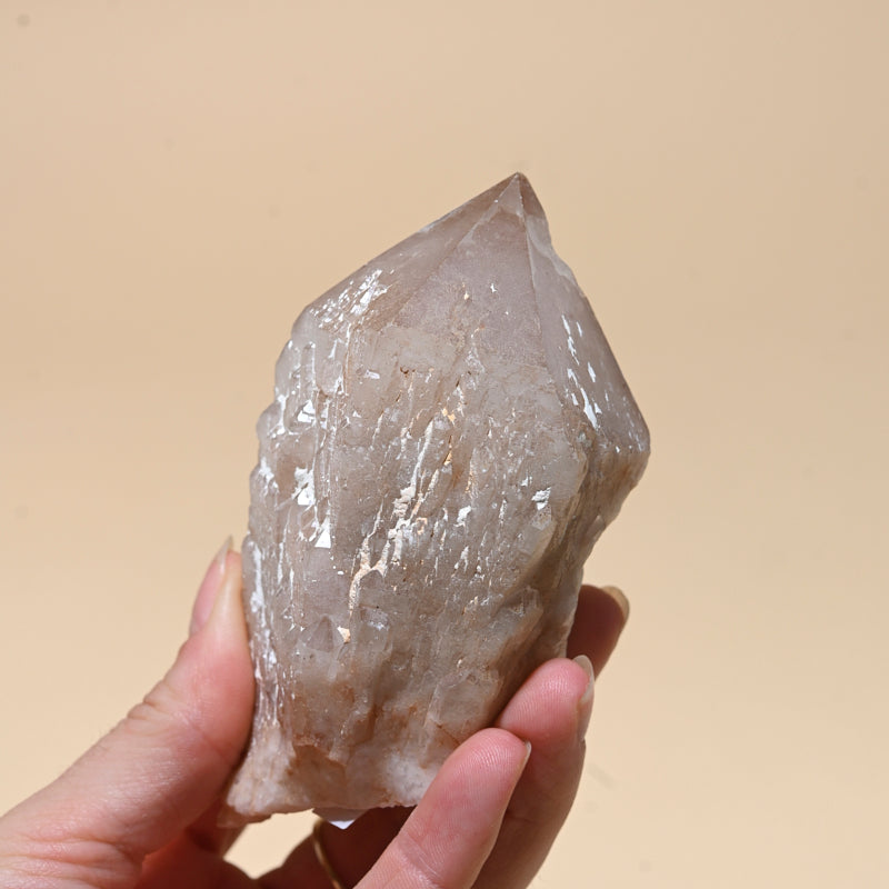 3 Piece Rough Quartz Point Set - Natural Healing Crystals for Meditation, Reiki, Energy Cleansing & Home Decor