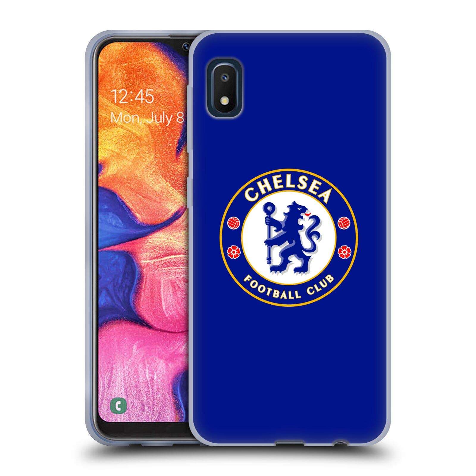 Officially Licensed Chelsea FC Blue Crest Soft Gel Case for Samsung Galaxy A10e (2019) - Durable Protection with Team Pride for Everyday Use & Match Days