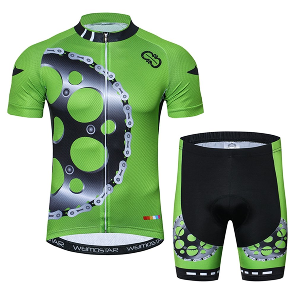 Men's Breathable Cycling Jersey Short Sleeve - Moisture Wicking Bike Shirt for Road & Mountain Biking - Perfect for Summer Training & Outdoor Sports