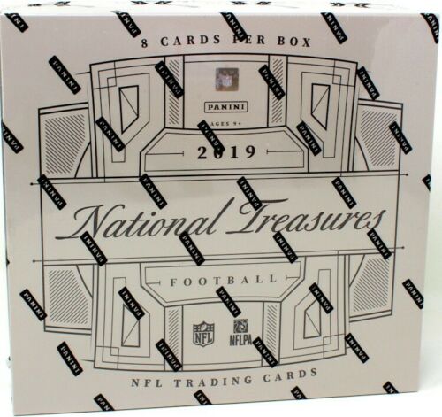 2019 Panini National Treasures Football Hobby 4 Box Case - Premium NFL Trading Cards for Collectors & Investors, Perfect for Sports Memorabilia Enthusiasts and Fantasy Football Fans