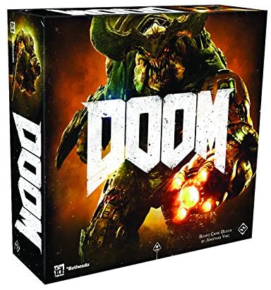 Doom The Board Game Second Edition - Cooperative Strategy Game for Adults & Teens - Perfect for Game Nights & Halloween Parties