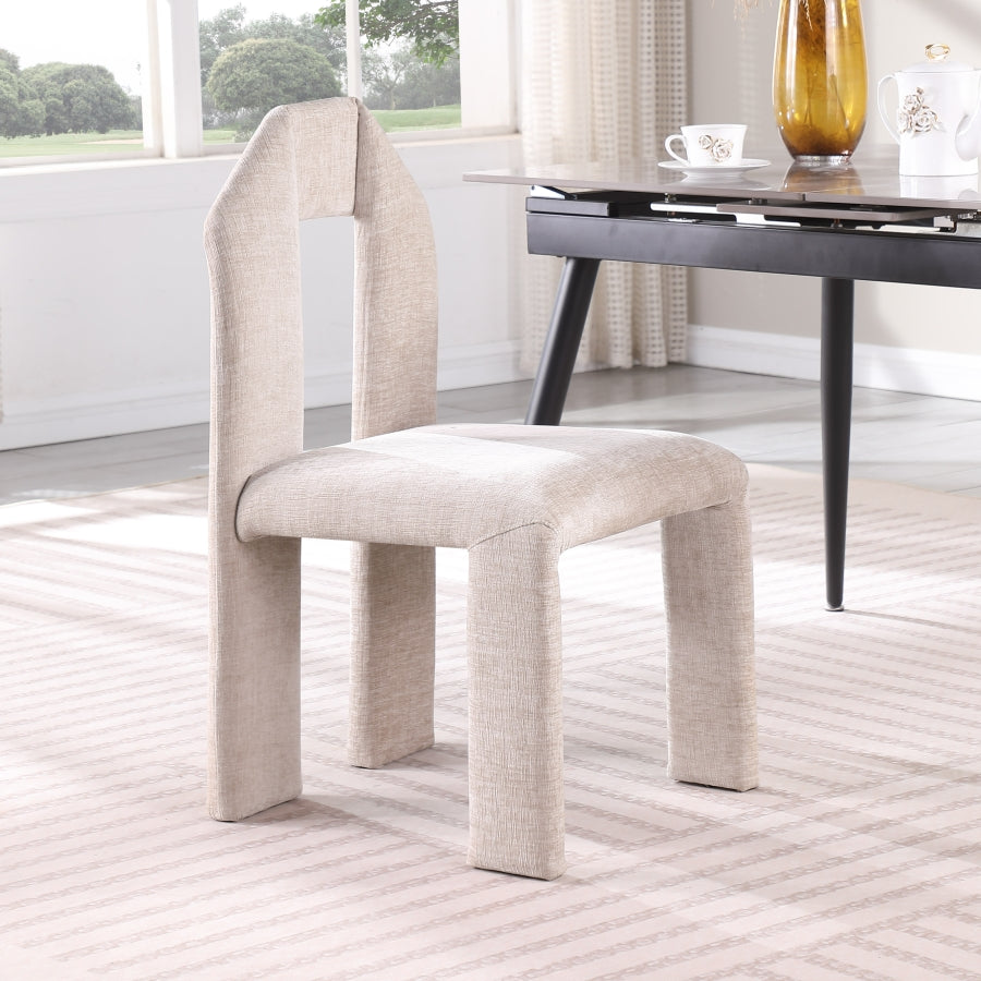 Luxury Bennett Chenille Fabric Dining Chair - Soft & Durable Upholstered Seat for Elegant Home Decor, Kitchen, Dining Room, and Office Use