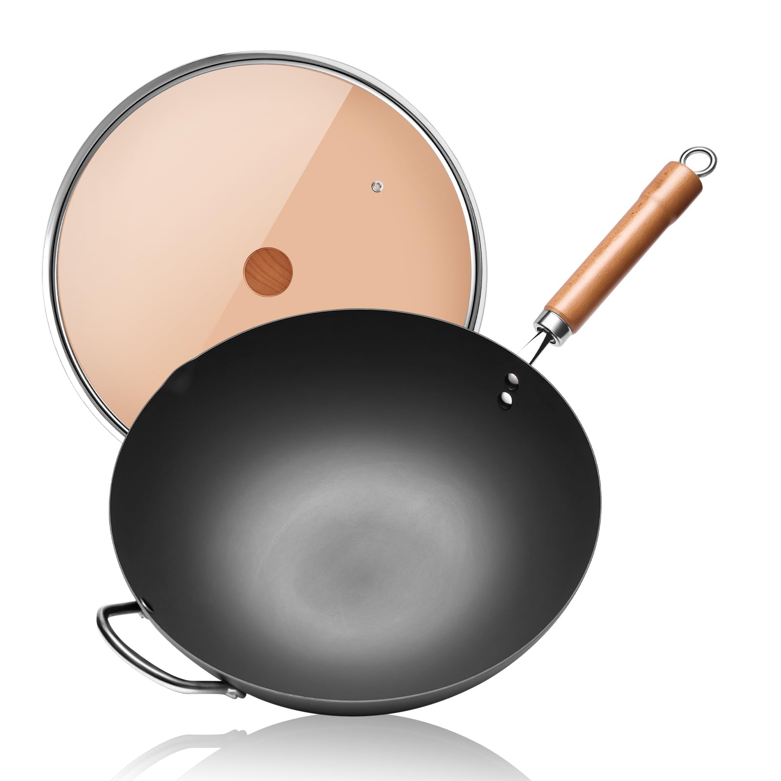 Premium Carbon Steel Wok Pan 12.59
