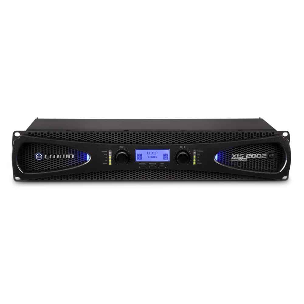 Crown XLS2002 Professional Power Amplifier - 550W 2-Channel Rack Mount Audio Amplifier for Live Sound, DJ, Studio & Home Theater Systems
