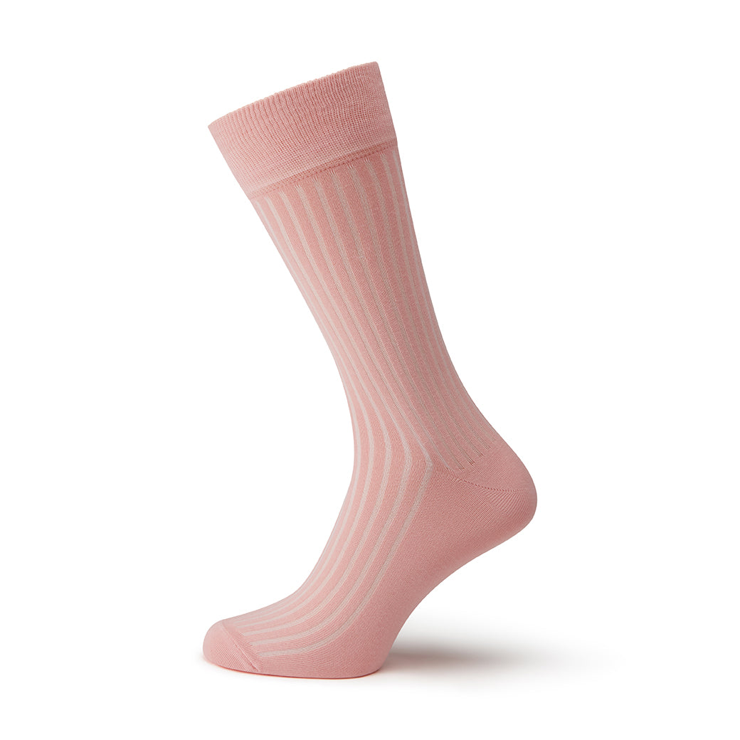 Sontley Women's Pink Ribbed Calf-Length Socks - Soft & Stretchy Cotton Blend for Everyday Comfort - Perfect for Workouts, Casual Wear & Cold Weather