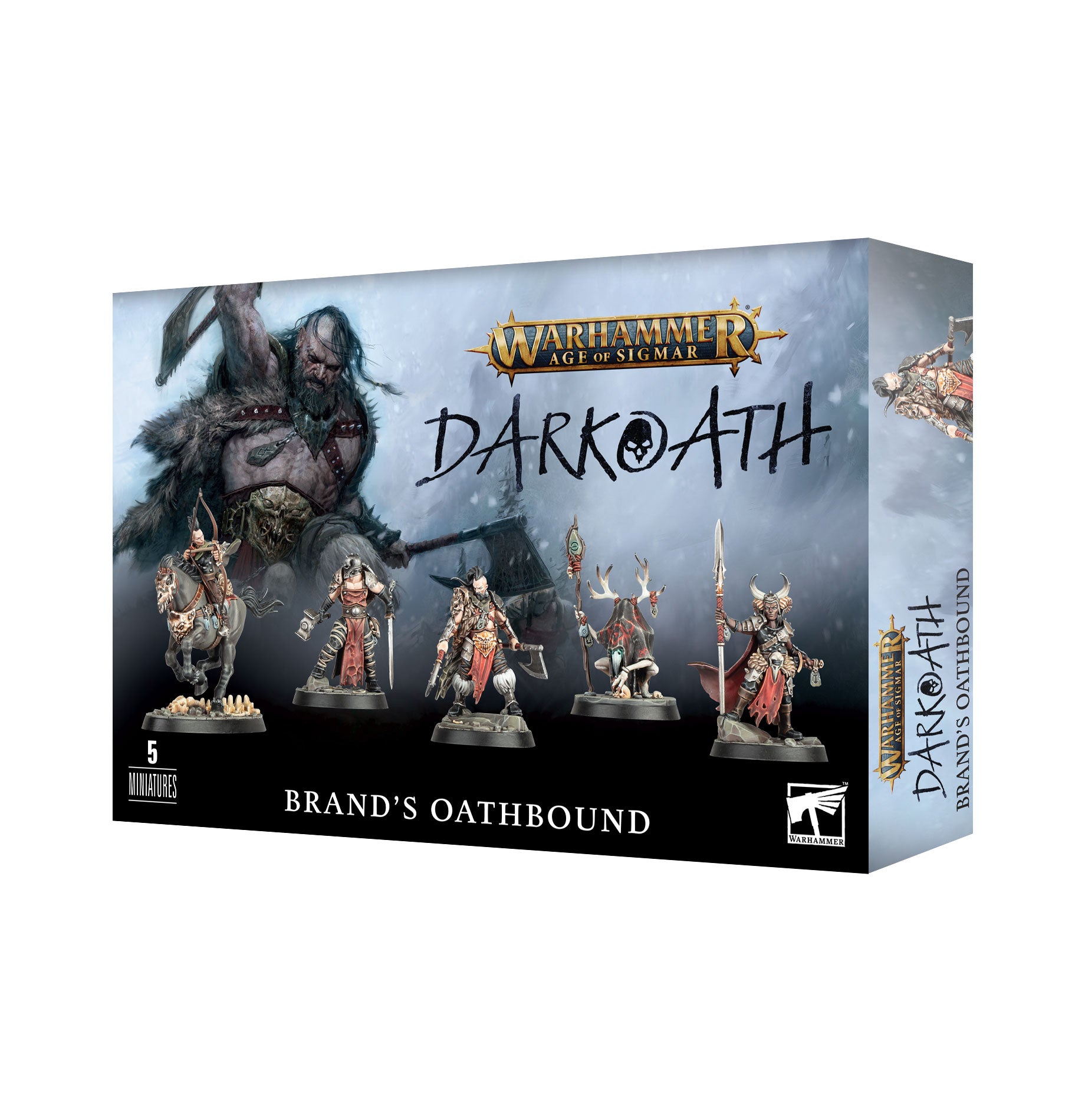 AOS: Slaves to Darkness Darkoath Brand's Oathbound - Warhammer Age of Sigmar Miniatures for Tabletop Gaming & Collecting