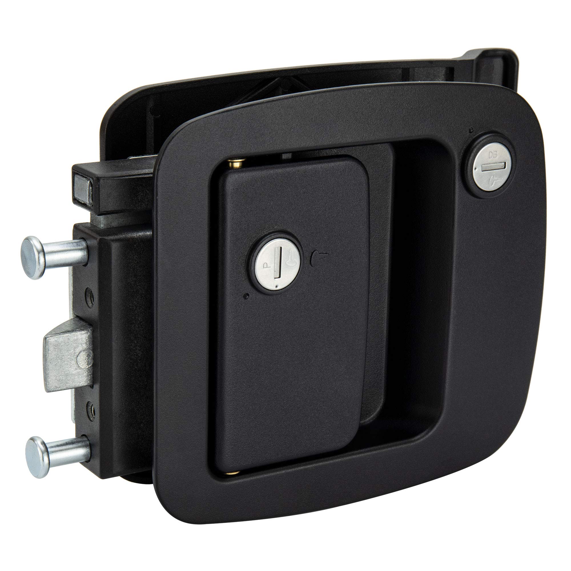 RecPro RV Entrance Door Lock BP-12RV - 2-Pin Heavy Duty Safety Lock for Campers & Fifth Wheels | Secure RV Door Latch | Perfect for Travel Trailers, Motorhomes & RV Security Upgrades