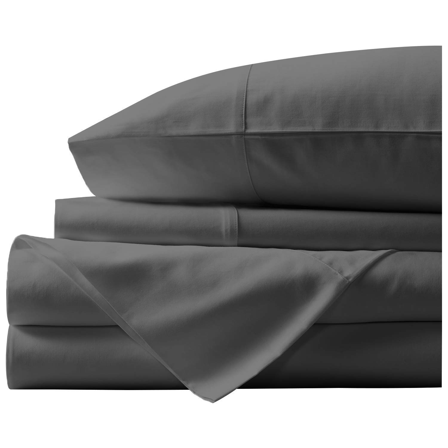 Premium 100% Egyptian Cotton 4-Piece Sheet Set - 1000 Thread Count Luxury Bedding with Italian Finish - Deep Pocket Fits Mattress Up to 18
