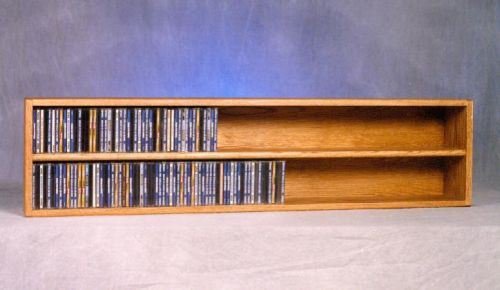 The Wood Shed 203-4 CD Storage Cabinet - Clear Acrylic Organizer for CDs, DVDs & Media - Perfect for Home, Office & Entertainment Centers