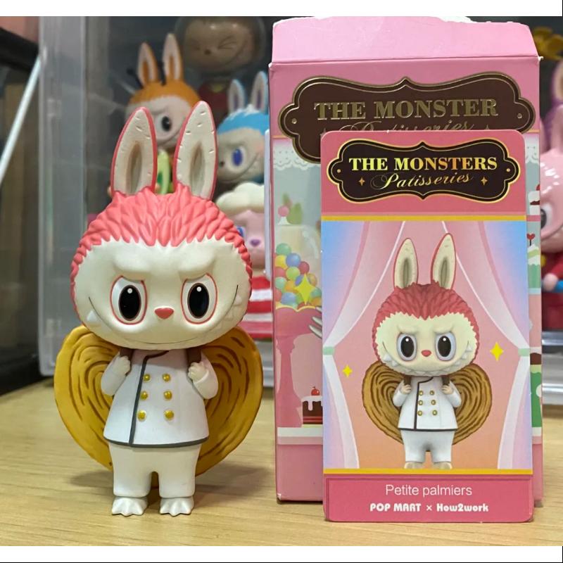 Labubu The Monsters Patisserie Series Petite Palmiers - Cute Collectible Vinyl Figure for Anime Fans, Perfect for Display Shelf, Office Desk & Gift Giving