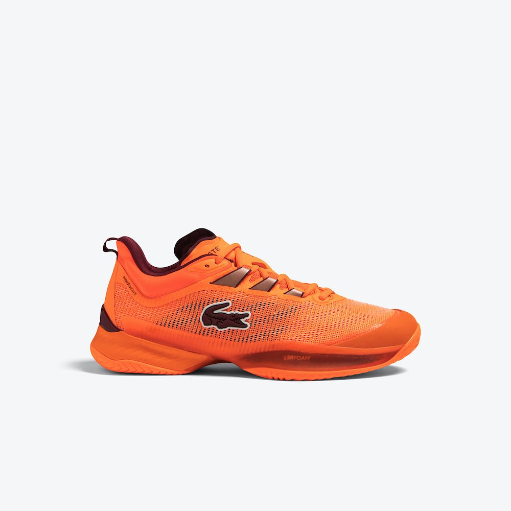 Lacoste AG LT23 Ultra Men's Tennis Shoes - Lightweight Comfort & Durable Grip for Court & Casual Wear (Orange) | Perfect for Tennis, Gym & Everyday Fashion