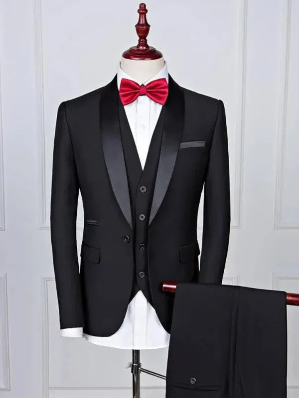 Elegant Slim Fit Three Piece Suit for Men | Premium Business Formal Wear | Perfect for Weddings, Office & Special Occasions