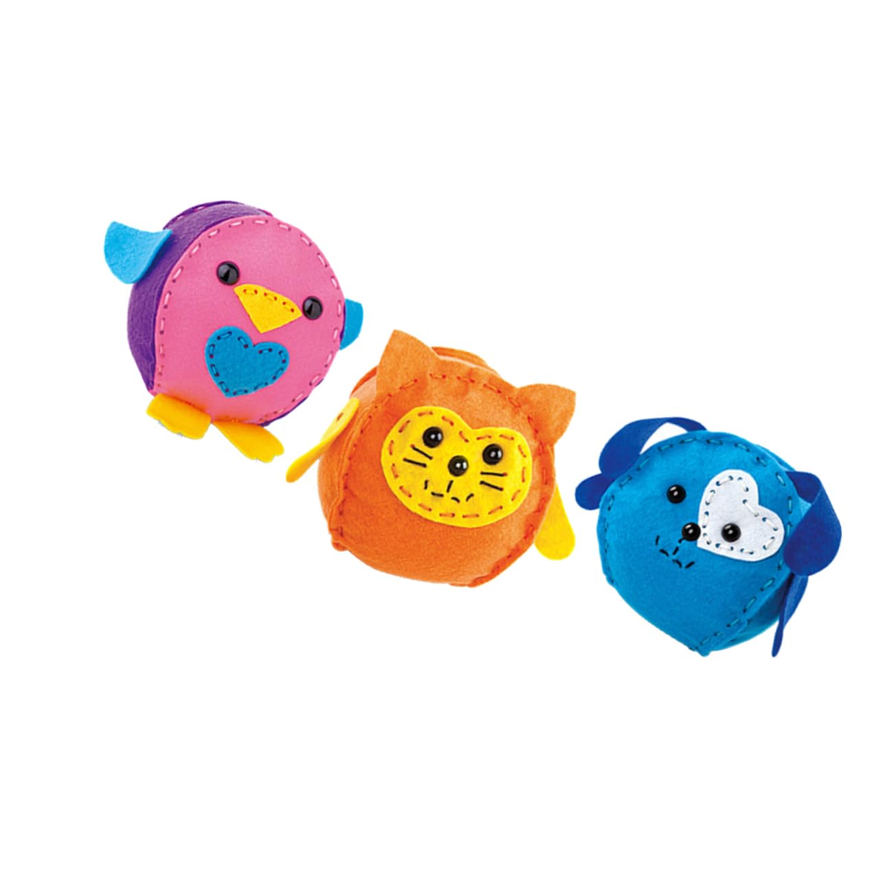 VICASKY Preschool Felt Craft Kit - DIY Sewing Project for Kids, Animal Puzzle Toys, Felt Fabric Craft Supplies, Creative Learning Activity for Home & Classroom