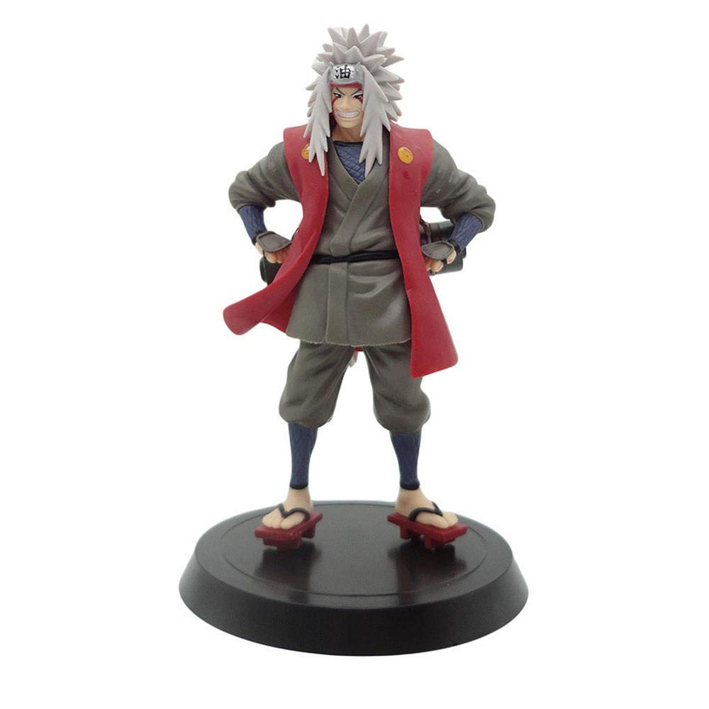 Naruto Action Figure - Jiraiya Anime PVC Collectible Toy for Kids & Fans - 19cm Height - Perfect for Display, Gifts & Cosplay Scenes
