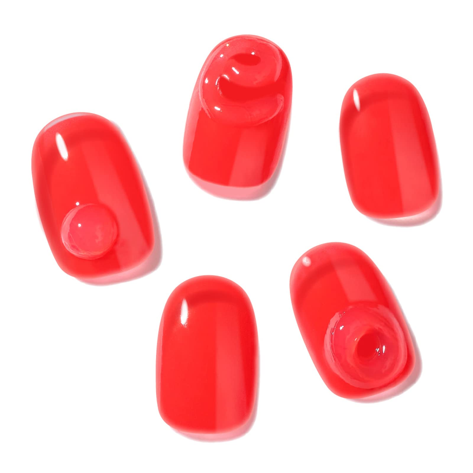 KeepU 30pcs Foreskin Nail Art Stickers - Semi-Cure Nail Decals for Manicure & Pedicure | Perfect for Nail Salon, Home DIY, Parties & Gifts