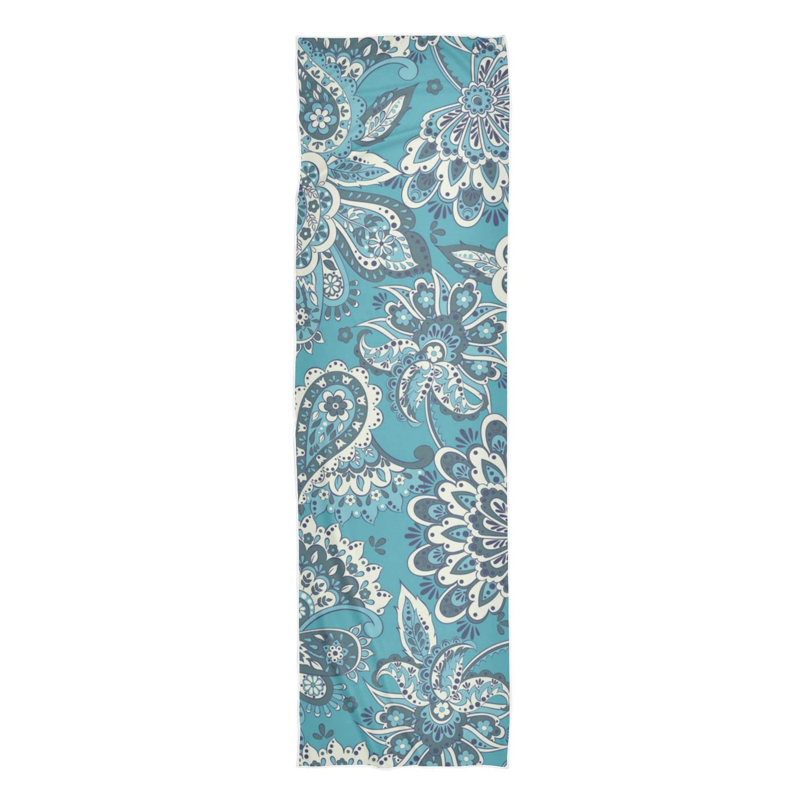 Fast Drying Travel Towel for Men - Lightweight Camping, Gym & Yoga Towel - Paisley Pattern Quick Dry Sports Towel for Hiking, Running & Hot Weather Workouts - Perfect for Outdoor Adventures & Fitness Activities