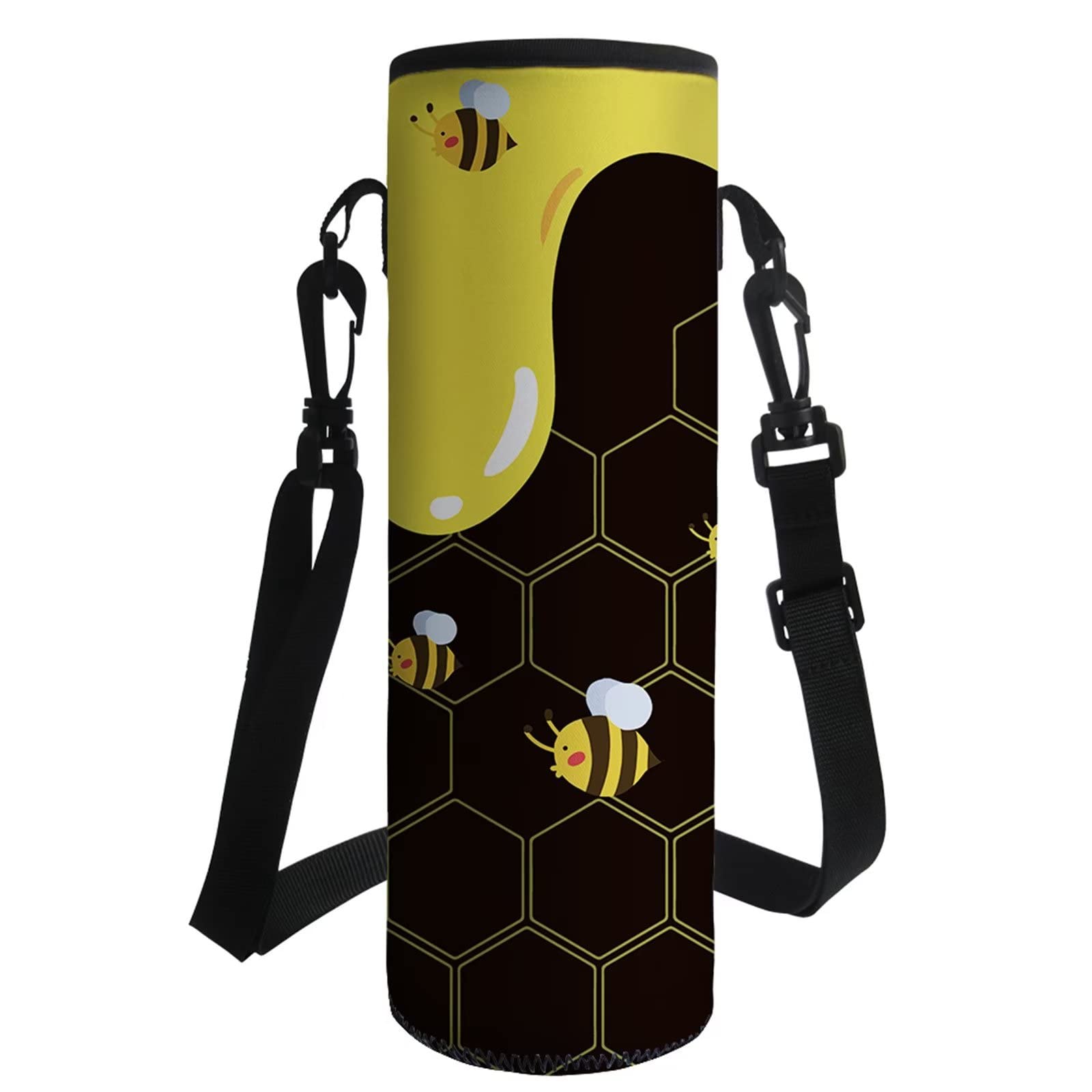 Forchrinse Penguin Insulated Water Bottle Case Bag - Durable Sling Sleeve for Walking, Hiking, Running - Perfect for Outdoor Adventures and Daily Commutes
