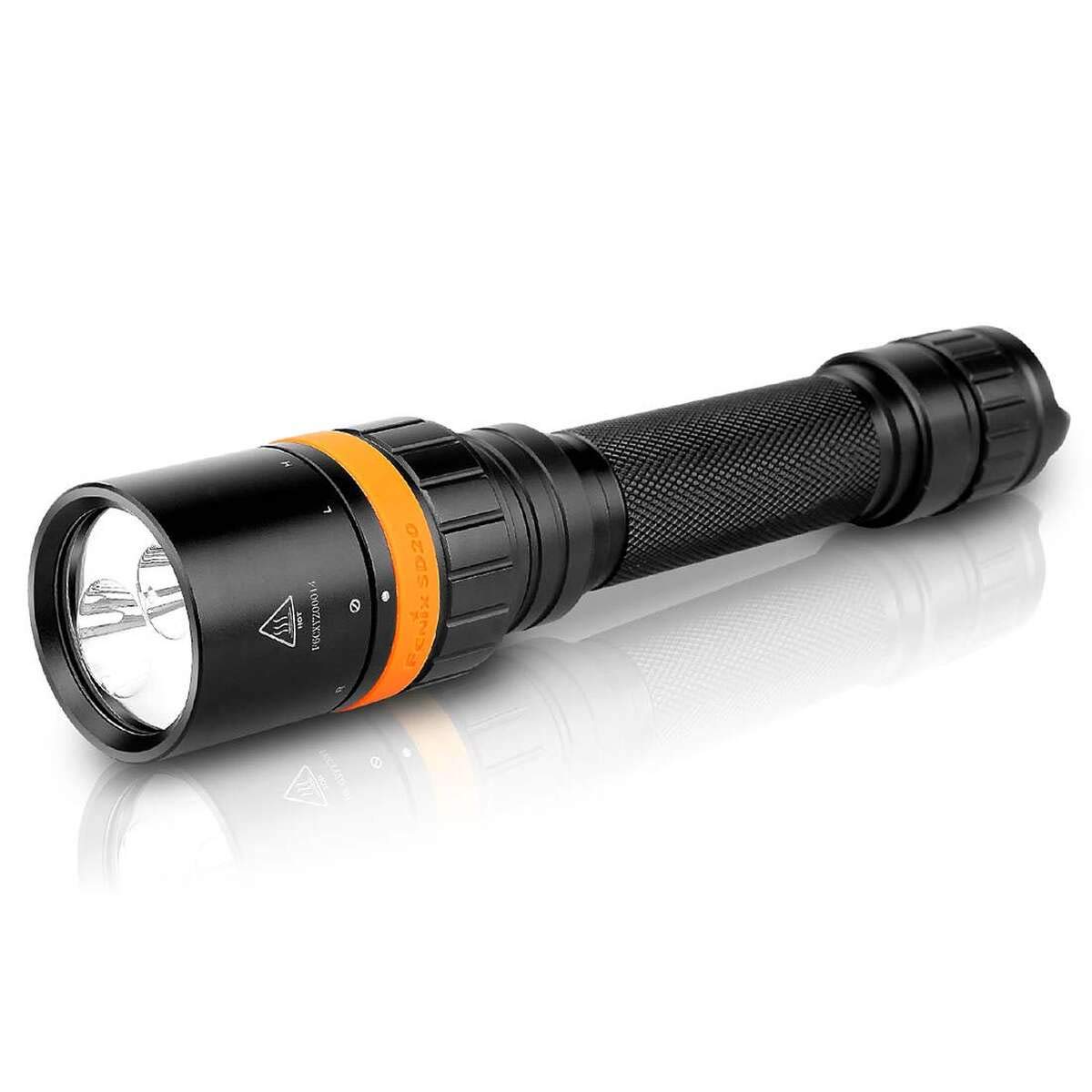 Fenix SD Series 1000 Lumen Rechargeable LED Flashlight - Ultra Bright Tactical Torch for Camping, Hiking, Emergency & Outdoor Adventures (Black)