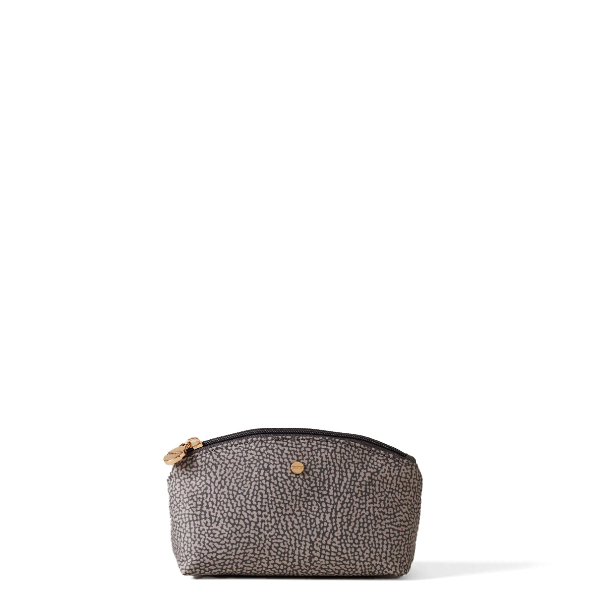Borbonese Small Recycled Fabric Pouch in Clay Grey - Eco-Friendly Crossbody Bag for Women | Perfect for Travel, Work & Everyday Use