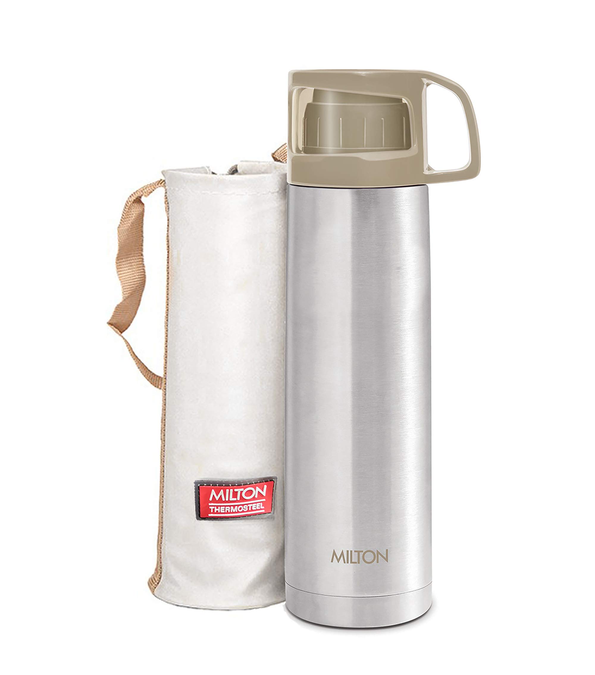 Milton Thermosteel Vacuum Flask - Insulated Travel Bottle for Hot & Cold Drinks