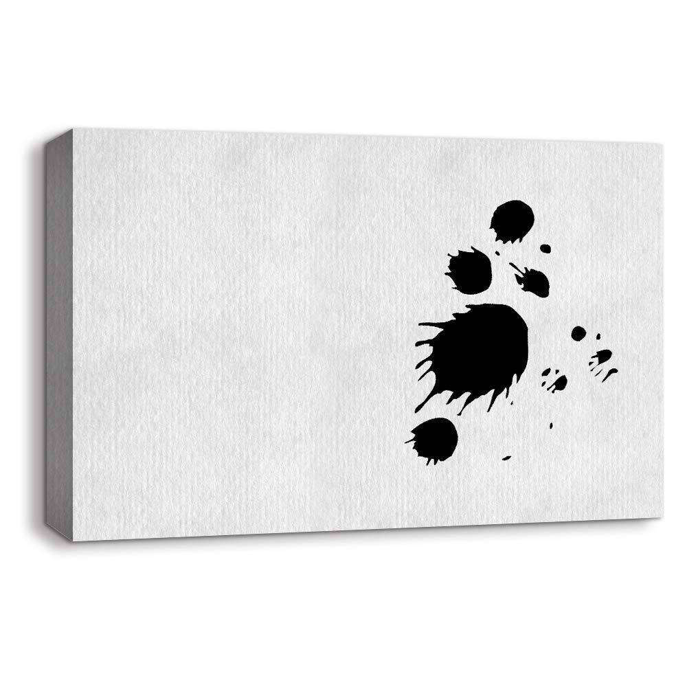Rustic Ink Canvas Wall Art - 12x18 Inches Framed Prints for Bedroom, Living Room, Office & Home Decor - Perfect for Modern, Farmhouse & Minimalist Interiors