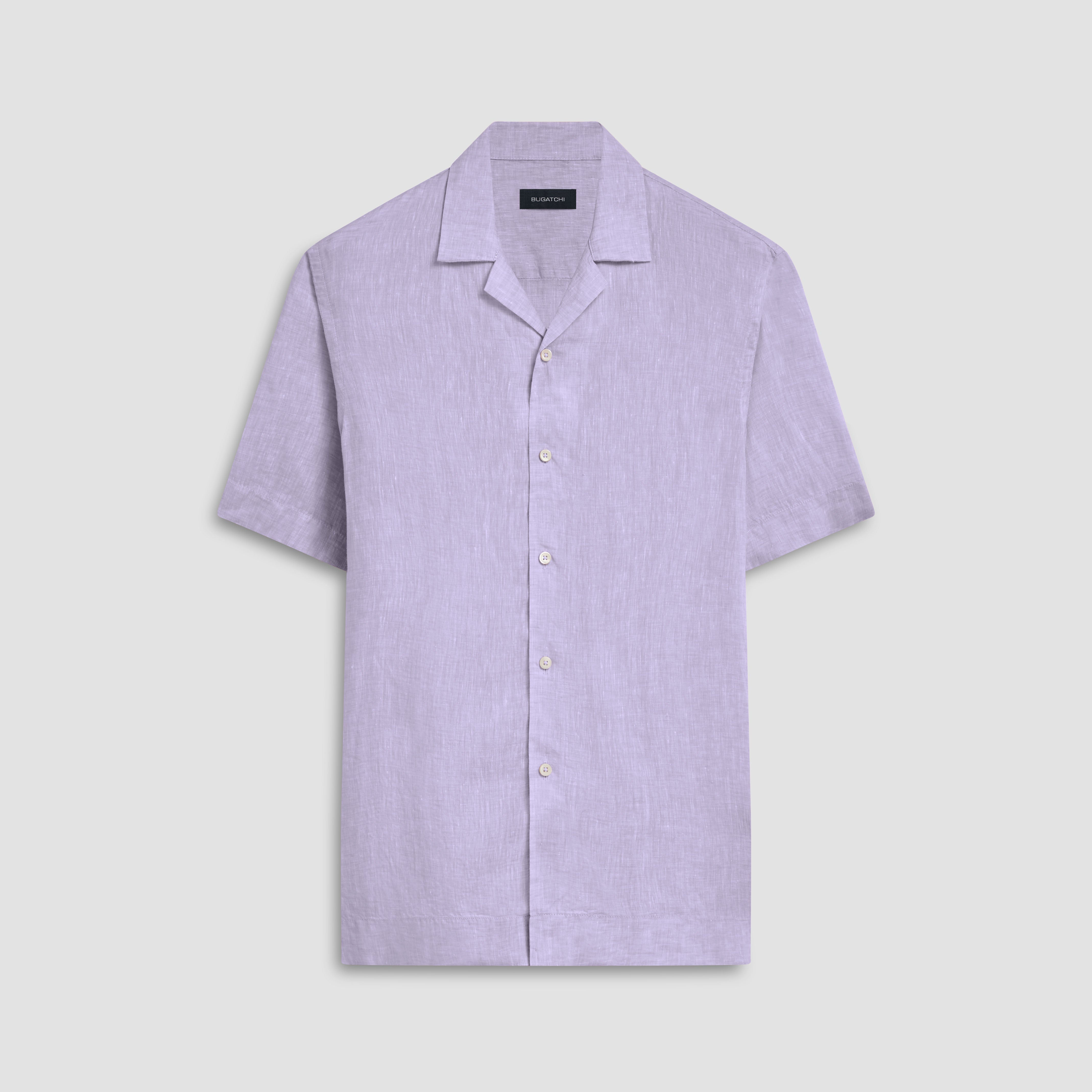 Jackson Men's Solid Short Sleeve Linen Shirt - Breathable Summer Casual Button Down Shirt for Outdoor Activities & Travel