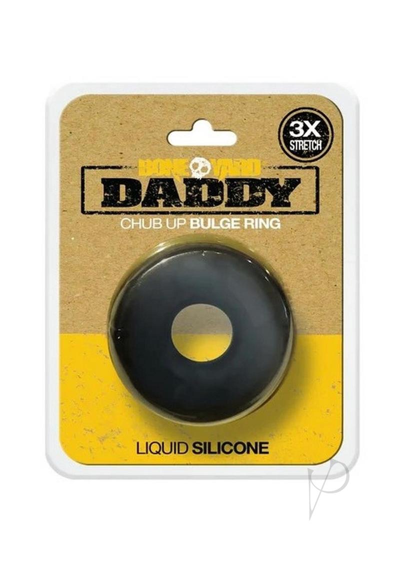 Bonyard The Daddy Silicone Cock Ring - Black | Premium Stretchy Penis Ring for Enhanced Pleasure & Performance | Perfect for Couples Play & Solo Use