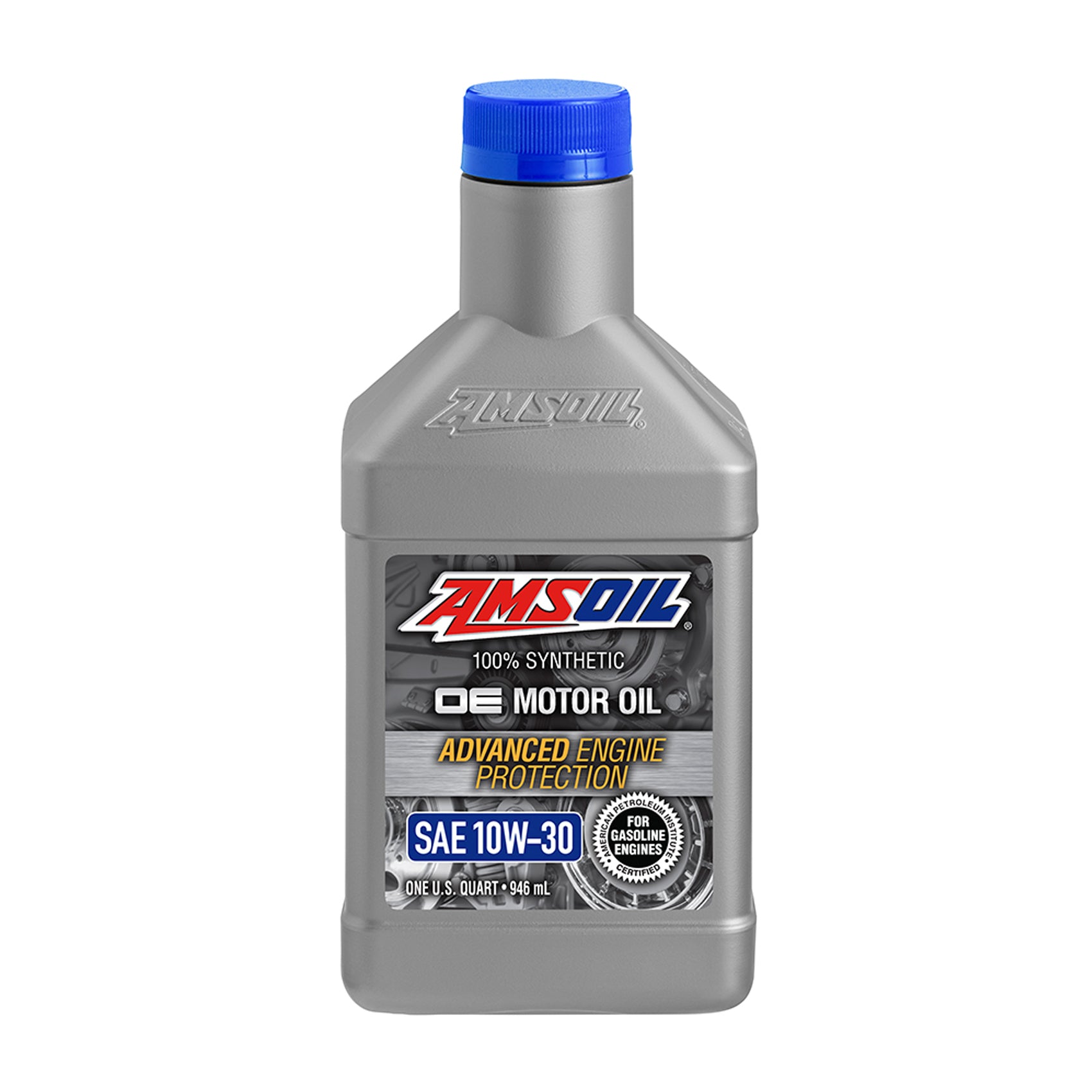 AMSOIL OE 10W-30 Full Synthetic Motor Oil - 1 Quart (32 oz) for Cars, Trucks & SUVs - Improved Engine Protection & Fuel Efficiency - Ideal for Daily Commuting & Highway Driving