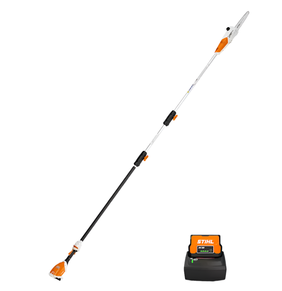 STIHL HTA 50 Battery-Powered Cordless Pole Pruner - Lightweight Tree Trimmer for Garden, Yard & Landscaping Maintenance