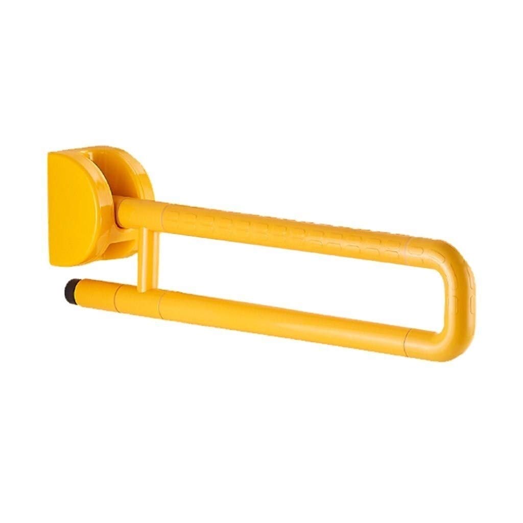 Stainless Steel Folding Toilet Grab Bar - Non-Slip Bathroom Safety Handrail for Elderly & Disabled | Wall Mounted U-Shape Shower Balance Support | Portable Flip-Up Design for Home & Hospital Use