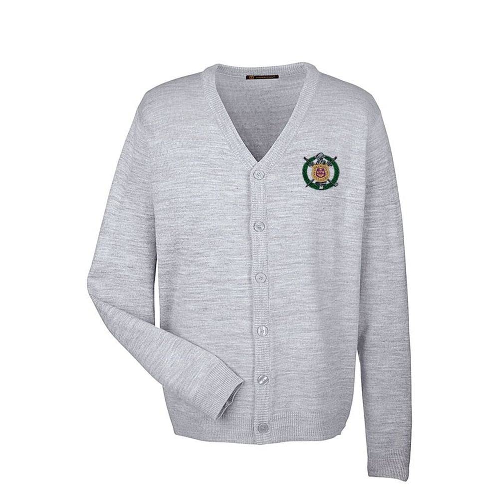 Omega Psi Phi Greek Letterman Cardigan Sweater - Fraternity Apparel for College Events & Greek Life