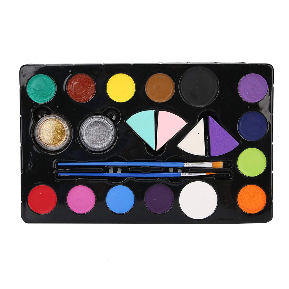 Non-Toxic Halloween Body Paint Kit - Vibrant Face & Body Makeup Pigment Set for Costume Parties, Cosplay & Festival Makeup