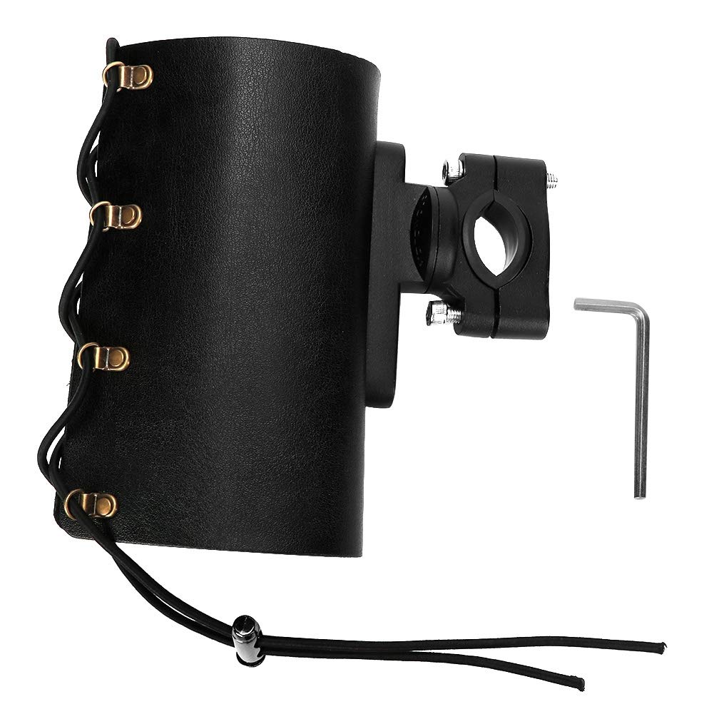 Adjustable Motorcycle Cup Holder - Black | For Water & Drink Bottles on Rides