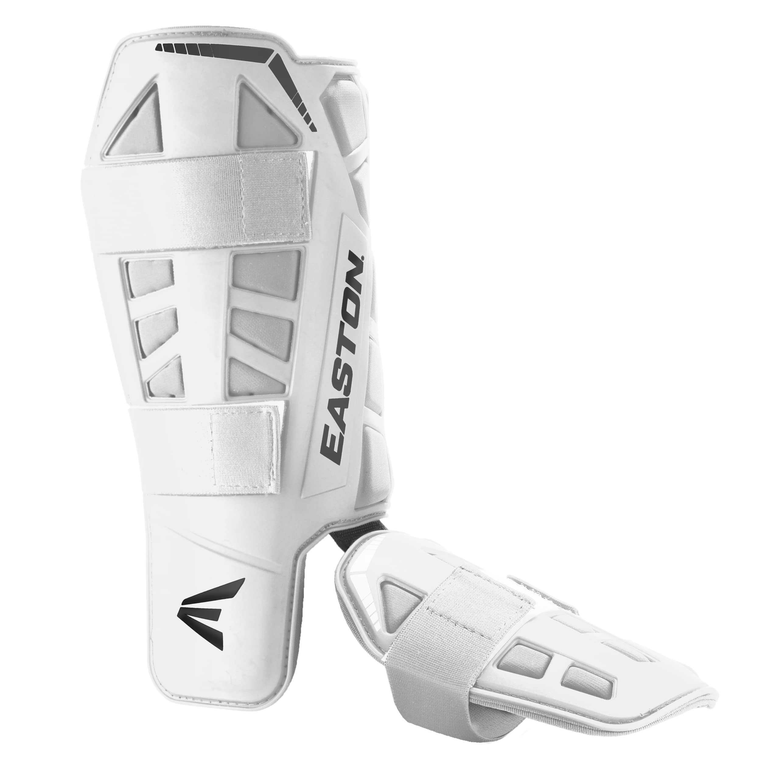 Easton Baseball & Softball Leg Guards - Adult & Youth Protective Shin Guards for Right & Left Leg - Multiple Color Options for Baseball, Softball & Training Sessions