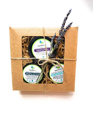 Equilibriom by BG Healing Gift Set - Aromatherapy Essential Oils & Relaxation Kit for Stress Relief, Meditation & Self-Care | Perfect Spa Gift for Women & Men