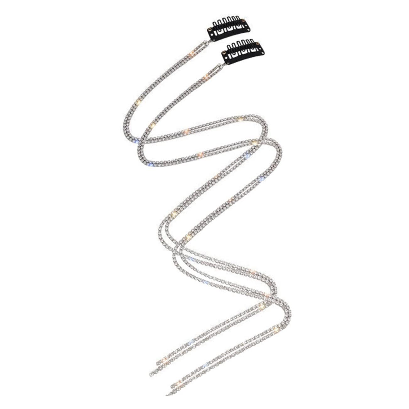 FOMIYES 2 Pack Braided Hair Clips for Women - Boho Hair Accessories, Braided Hair Pieces & Hair Jewelry for Girls - Perfect for Weddings, Parties & Everyday Styling