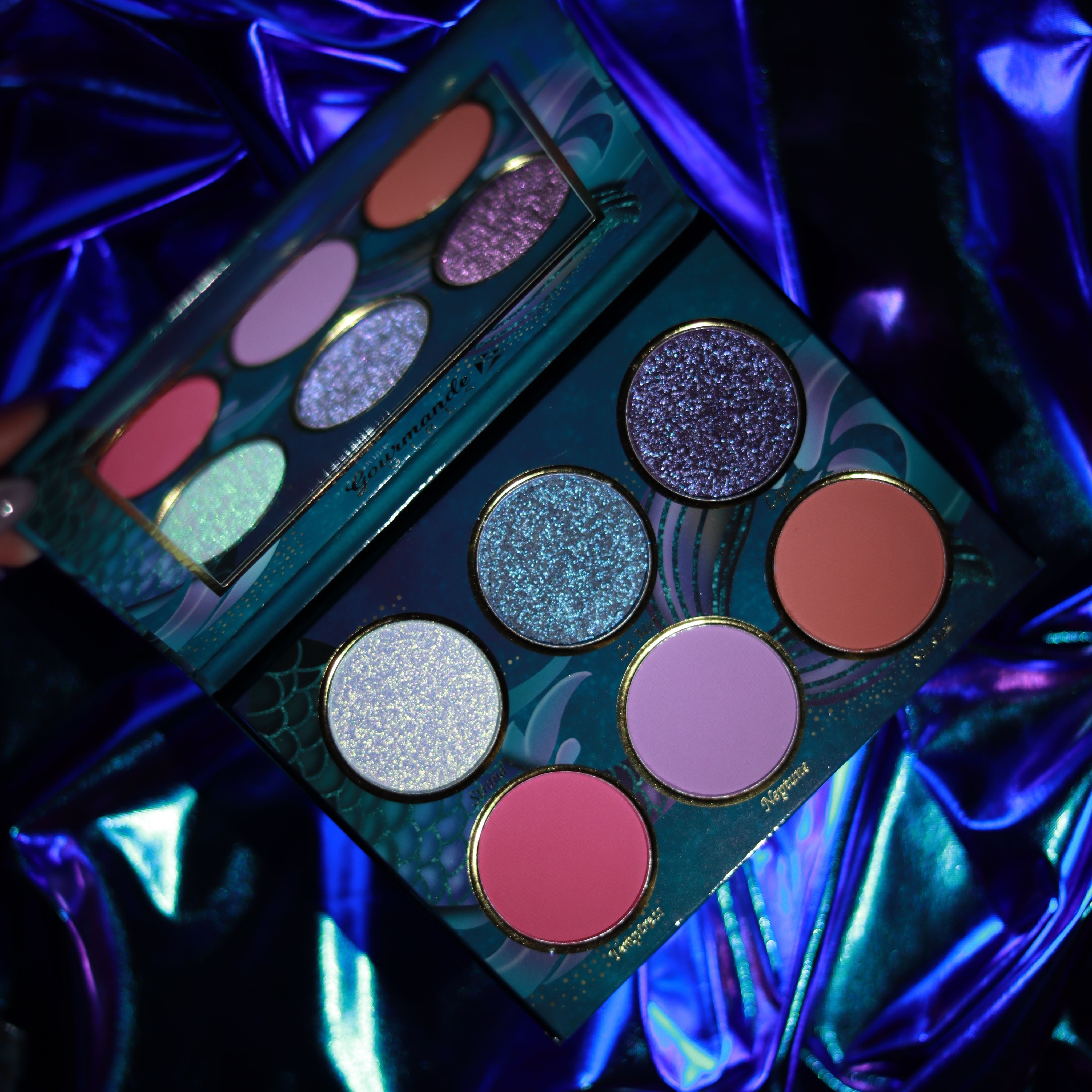 Mermaid Magic Face Palette - Highlighter & Blush Makeup Set for Glowing Skin | Perfect for Parties, Date Nights & Special Occasions