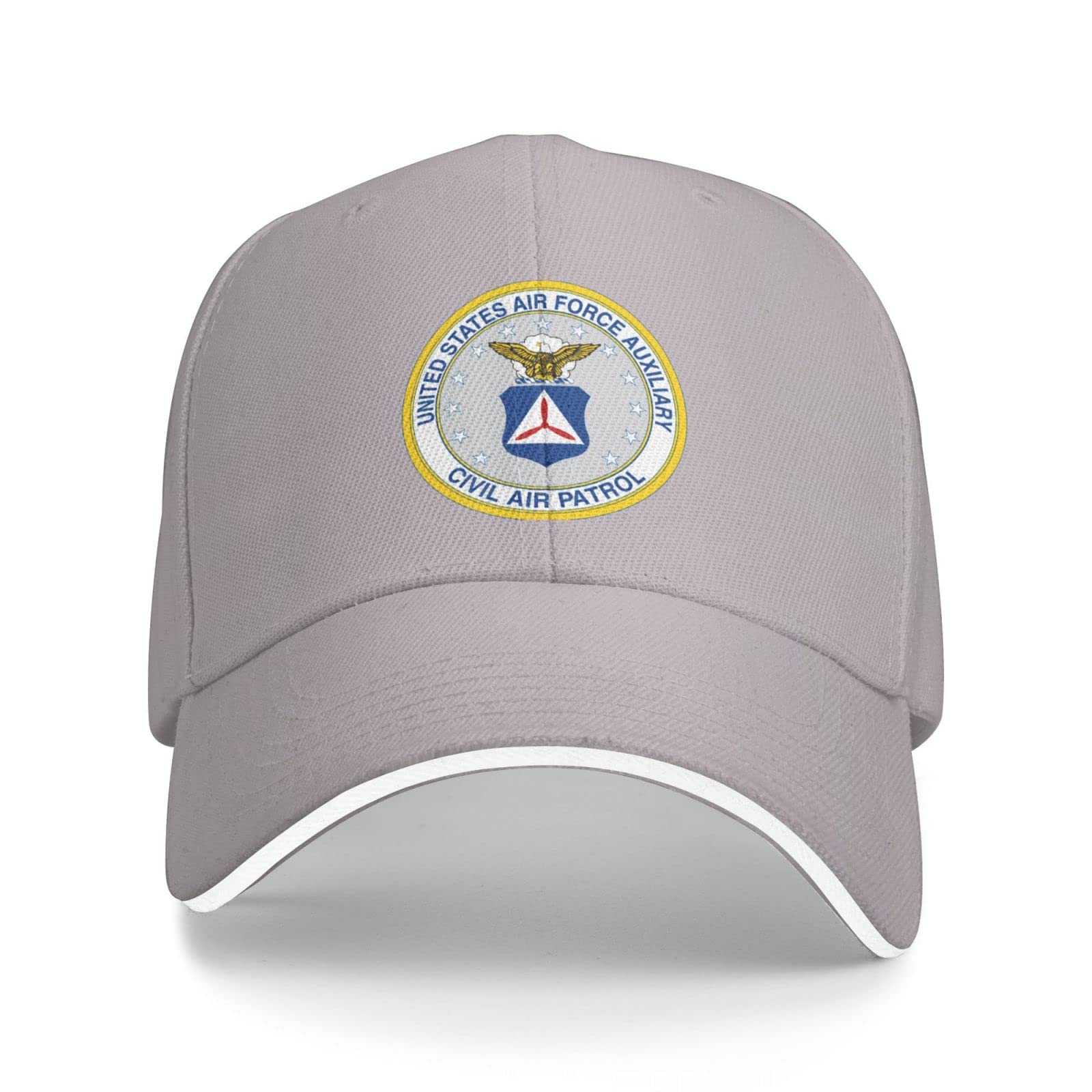 US Air Force Auxiliary Civil Air Patrol Hat for Men - Adjustable Baseball Cap, Fashionable Dad Trucker Denim Hat - Perfect for Military Enthusiasts, Outdoor Activities & Casual Wear