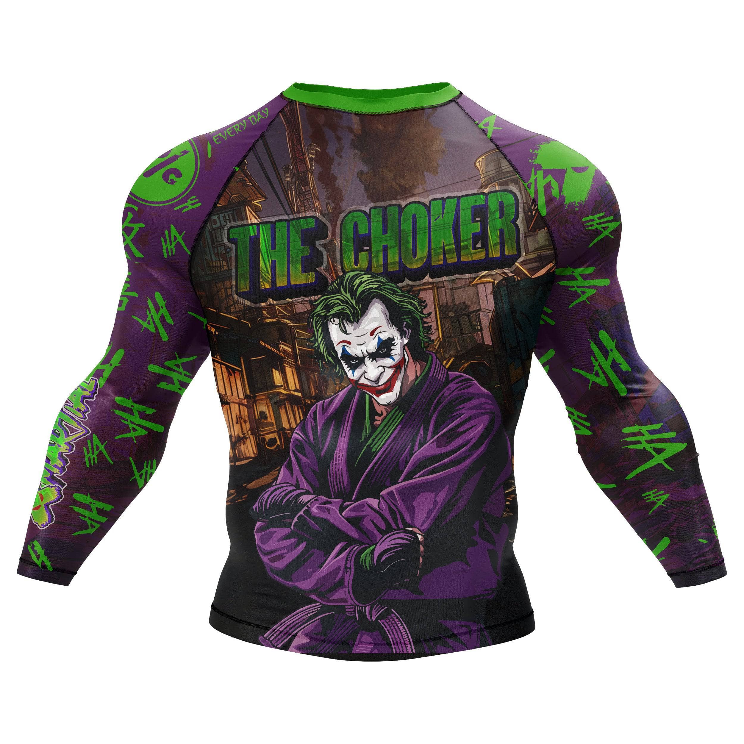 Premium BJJ Rash Guard with Choker Design - Lightweight & Moisture-Wicking for Brazilian Jiu-Jitsu Training & MMA Competition