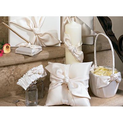 Elegant Ivory Wedding Guest Book - Love Knot Collection for Wedding Ceremonies & Receptions | Perfect for Bridal Showers, Anniversaries & Special Events
