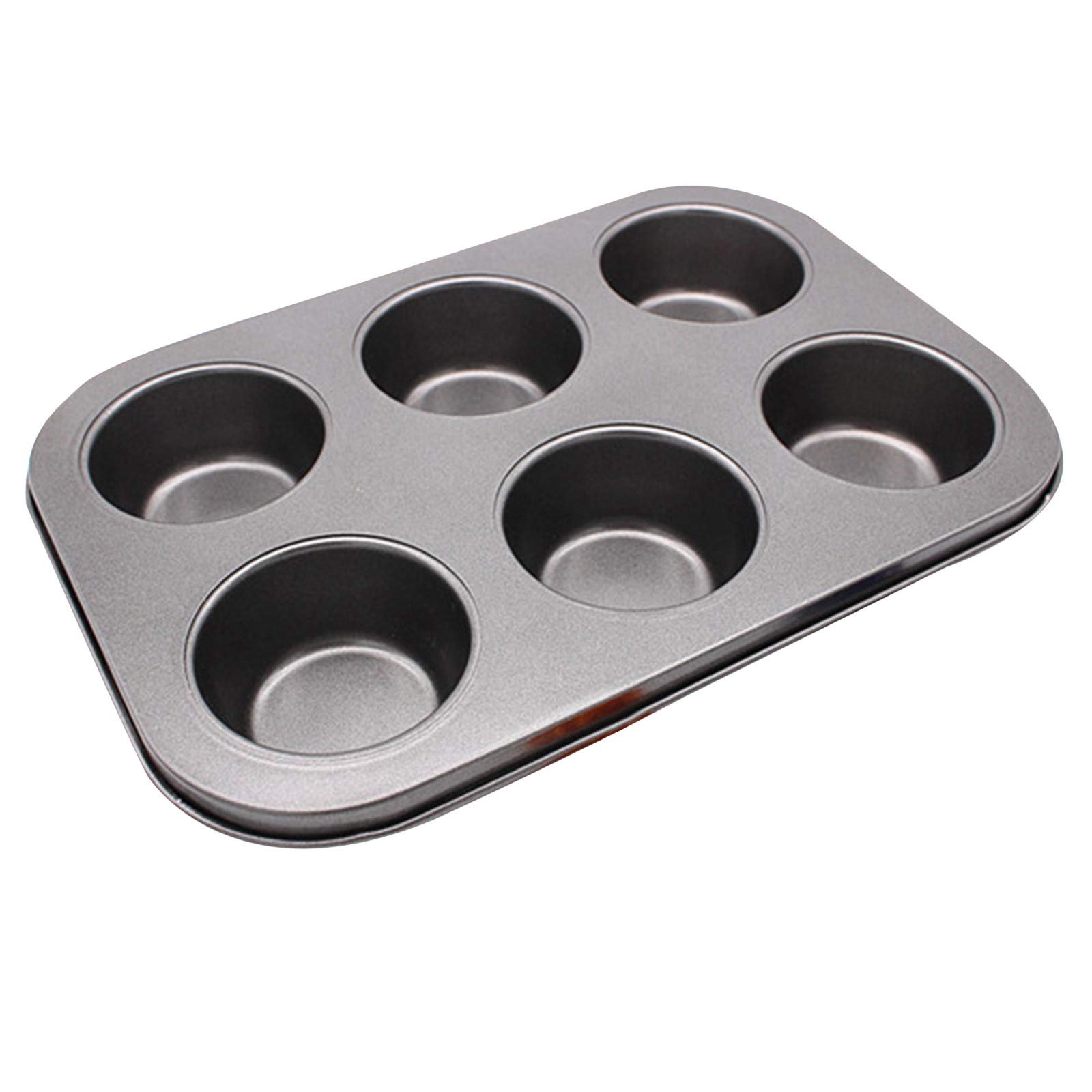 Premium Silicone Chocolate Mold Set - 6-Cavity Muffin & Cupcake Baking Molds for DIY Desserts, Half Sphere Chocolate Ball Maker - Non-Stick Break-Apart Mold for Cake Pops, Candy Making & Home Baking (Black) - Perfect for Birthday Parties, Holiday Treats & Gift Packaging