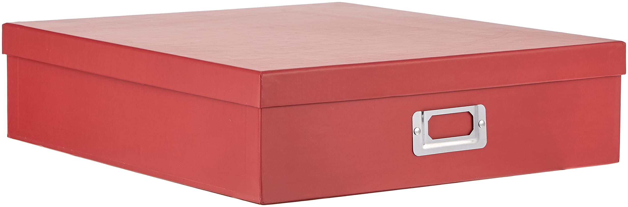 Pioneer Jumbo Scrapbook Storage Box - Large Photo Album Organizer for Craft Supplies, Red | Perfect for Scrapbooking, Memory Keeping & Photo Storage