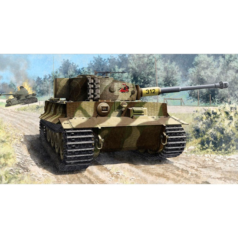 1/35 Scale German Tiger I Late Version Military Model Kit - Academy 13314 | WWII Tank Building Set for Collectors & Hobbyists | Perfect for Dioramas, Displays & Historical Reenactments